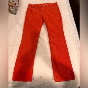 J. Crew Orange Boot Cut Pants